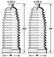 Пыльник, рулевое управление BORG & BECK BSG3277