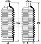 Пыльник, рулевое управление BORG & BECK BSG3319