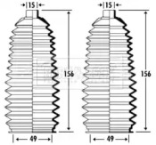 Пыльник, рулевое управление BORG & BECK BSG3334