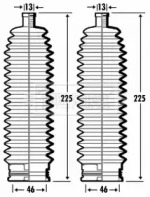 Пыльник, рулевое управление BORG & BECK BSG3382