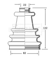 Пыльник BORG & BECK BCB2168