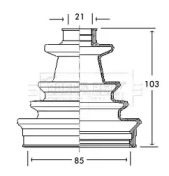 Пыльник BORG & BECK BCB2175