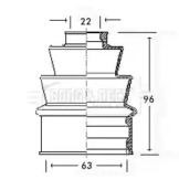 Пыльник BORG & BECK BCB2197