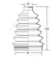 Пыльник BORG & BECK BCB2322