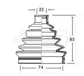 Пыльник BORG & BECK BCB2326