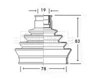 Пыльник BORG & BECK BCB2344