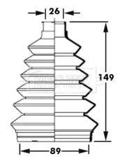 Пыльник BORG & BECK BCB2367