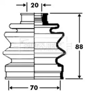 Пыльник BORG & BECK BCB2368