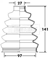 Пыльник BORG & BECK BCB2372