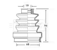 Пыльник BORG & BECK BCB2445