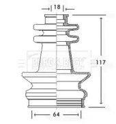 Пыльник BORG & BECK BCB2597