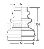 Пыльник BORG & BECK BCB2736