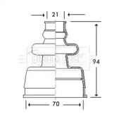 Пыльник BORG & BECK BCB2776