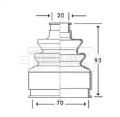 Пыльник BORG & BECK BCB2783