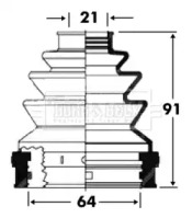 Пыльник BORG & BECK BCB2818