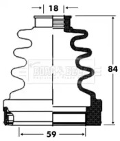 Пыльник BORG & BECK BCB2820