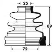 Пыльник BORG & BECK BCB2835