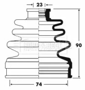 Пыльник BORG & BECK BCB2839