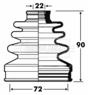 Пыльник BORG & BECK BCB2842