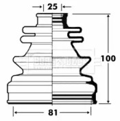 Пыльник BORG & BECK BCB2845