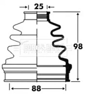 Пыльник BORG & BECK BCB2849