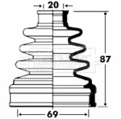 Пыльник BORG & BECK BCB2858