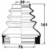 Пыльник BORG & BECK BCB2890