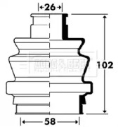 Пыльник BORG & BECK BCB2911