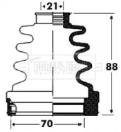 Пыльник BORG & BECK BCB2918