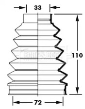 Пыльник BORG & BECK BCB6000