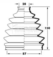 Пыльник BORG & BECK BCB6024