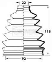 Пыльник BORG & BECK BCB6025