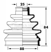 Пыльник BORG & BECK BCB6033