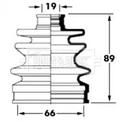 Пыльник BORG & BECK BCB6043