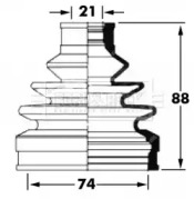 Пыльник BORG & BECK BCB6045