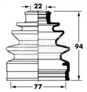 Пыльник BORG & BECK BCB6046