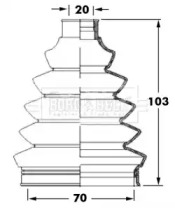 Пыльник BORG & BECK BCB6047