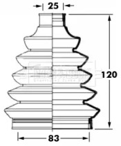 Пыльник BORG & BECK BCB6048