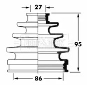 Пыльник BORG & BECK BCB6061