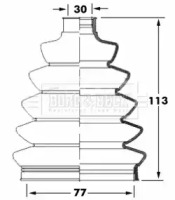 Пыльник BORG & BECK BCB6069