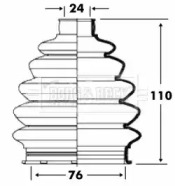 Пыльник BORG & BECK BCB6081