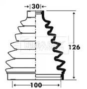 Пыльник BORG & BECK BCB6100