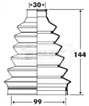 Пыльник BORG & BECK BCB6101