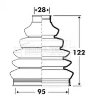 Пыльник BORG & BECK BCB6103