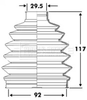 Пыльник BORG & BECK BCB6107