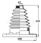 Пыльник BORG & BECK BCB6134