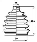 Пыльник BORG & BECK BCB6149