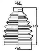 Пыльник BORG & BECK BCB6151