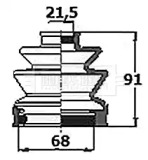 Пыльник BORG & BECK BCB6153