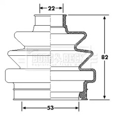 Пыльник BORG & BECK BCB6174